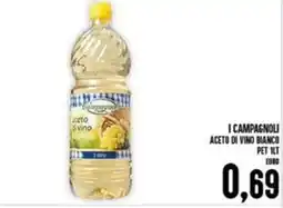 Iper Pellicano I campagnoli aceto di vino bianco pet offerta