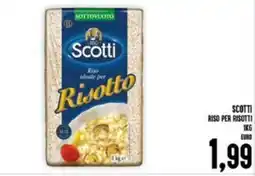 Iper Pellicano Scotti riso per risotti offerta