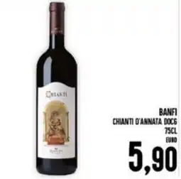 Iper Pellicano Banfi chianti d'annata docg offerta