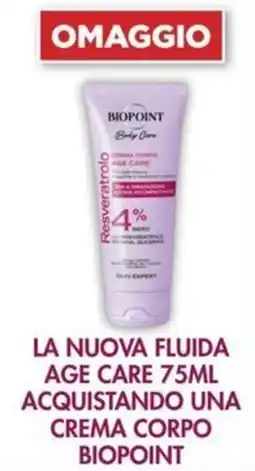 La Saponeria BIOPOINT La nuova fluida age care offerta