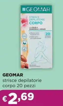 La Saponeria GEOMAR strisce depilatorie corpo offerta
