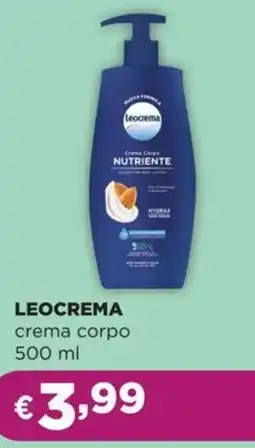 La Saponeria LEOCREMA crema corpo offerta