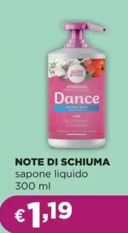 La Saponeria NOTE DI SCHIUMA sapone liquido offerta