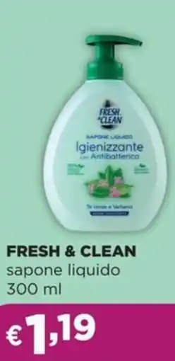La Saponeria FRESH & CLEAN sapone liquido offerta