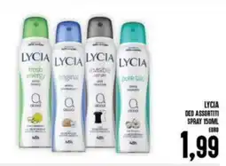 Iper Pellicano Lycia deo assortiti spray offerta