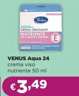 La Saponeria VENUS Aqua 24 crema viso nutriente offerta