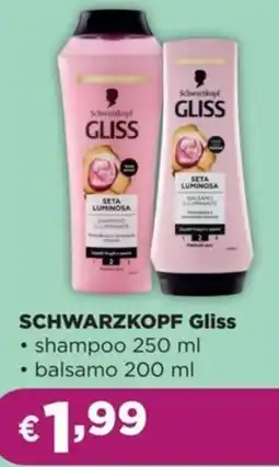 La Saponeria SCHWARZKOPF Gliss offerta