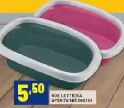 Risparmio Casa Noe lettiera aperta 58x 39x17h offerta