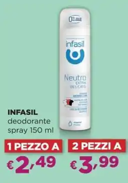 La Saponeria INFASIL deodorante spray offerta