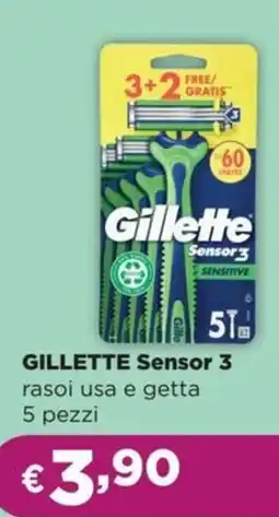 La Saponeria GILLETTE Sensor 3 offerta