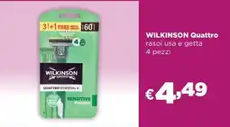 La Saponeria WILKINSON Quattro rasoi usa e getta offerta