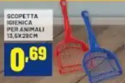 Risparmio Casa Scopetta igienica per animali 13,5x28cm offerta