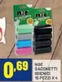 Risparmio Casa Noe sacchetti igienici 15 pezzi x4 offerta