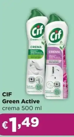 La Saponeria CIF Green Active crema offerta
