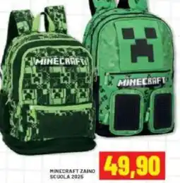 Risparmio Casa Minecraft zaino scuola 2025 offerta