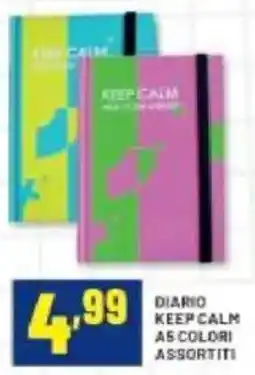 Risparmio Casa Diario keep calm as colori assortiti offerta