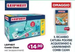 La Saponeria LEIFHEIT Combi Clean set lavapavimenti offerta