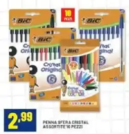 Risparmio Casa Penna sfera cristal assortite 10 pezzi offerta