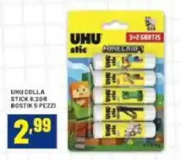 Risparmio Casa Uhu colla stick 8.20r bostik 5 pezzi offerta
