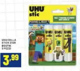 Risparmio Casa Uhu colla stick 21gr bostik 3 pezzi offerta