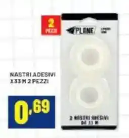 Risparmio Casa Nastri adesivi x33m 2 pezzi offerta