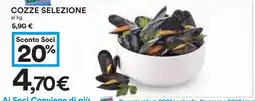Coop Cozze selezione offerta