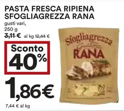 Coop Pasta fresca ripiena sfogliagrezza RANA offerta