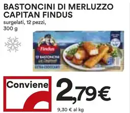 Coop Bastoncini di merluzzo capitan FINDUS offerta