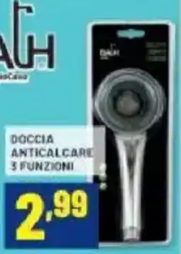 Risparmio Casa Doccia anticalcare 3 funzioni offerta