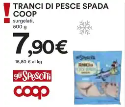 Coop Tranci di pesce spada COOP offerta