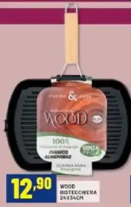 Risparmio Casa Wood bistecchiera 24x34cm offerta