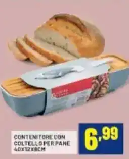 Risparmio Casa Contenitore con coltelloper pane 40X12X8CM offerta