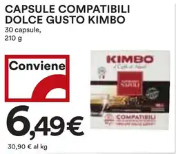 Coop Capsule compatibili dolce gusto KIMBO offerta
