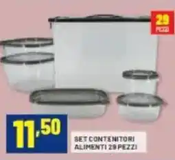 Risparmio Casa Set contenitori alimenti 29 pezzi offerta