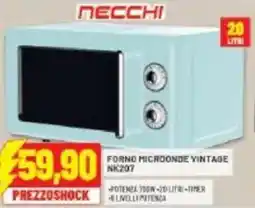 Risparmio Casa Forno microonde vintage NK207 offerta