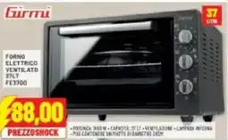 Risparmio Casa Girmi forno elettrico ventilato offerta