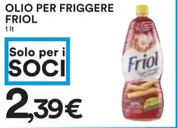 Coop Olio per friggere FRIOL offerta