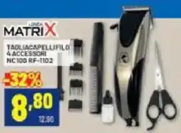 Risparmio Casa Matrix tagliacapellifilo 4 accessori offerta