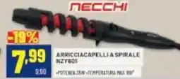 Risparmio Casa Necchi arricciacapelli a spirale NZY601 offerta