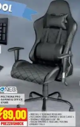 Risparmio Casa NEO poltrona pro gaming & office 97085 offerta
