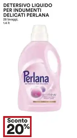 Coop Detersivo liquido per indumenti delicati PERLANA offerta