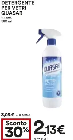 Coop Detergente per vetri QUASAR offerta