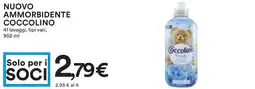 Coop Nuovo ammorbidente COCCOLINO offerta