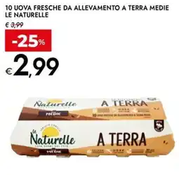 Bennet 10 uova fresche da allevamento a terra medie LE NATURELLE offerta