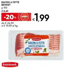 Bennet Bacon a fette BENNET offerta