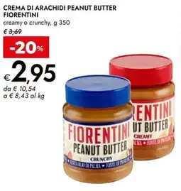 Bennet Crema di arachidi peanut butter FIORENTINI offerta