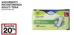 Coop Assorbenti incontinenza adulti TENA offerta