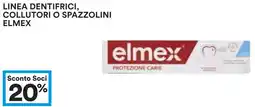 Coop Linea dentifrici, collutori o spazzolini ELMEX offerta