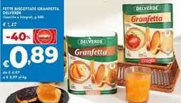 Bennet Fette biscottate granfetta DELVERDE offerta