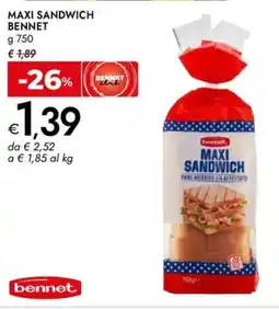 Bennet Maxi sandwich BENNET offerta